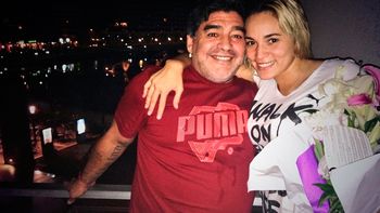 Rocío Oliva y Diego Maradona Rocío Oliva y Diego Maradona