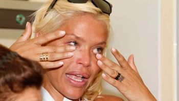 Nazarena Vélez llorando Nazarena Vélez llorando