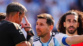 Slavko Vinčić y Lionel Messi