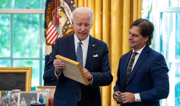 Los presidentes Joe Biden y Luis Lacalle Pou volverán a juntarse en el foro americano del que participa Uruguay.