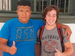 Javier junto a Tomás Beccar Varela. Javier junto a Tomás Beccar Varela.