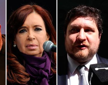 Jorge Lanatta, Cristina Kirchner y Nicolás Wiñazki