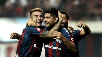 san lorenzo, con la cabeza en marruecos, goleo a estudiantes san lorenzo, con la cabeza en marruecos, goleo a estudiantes