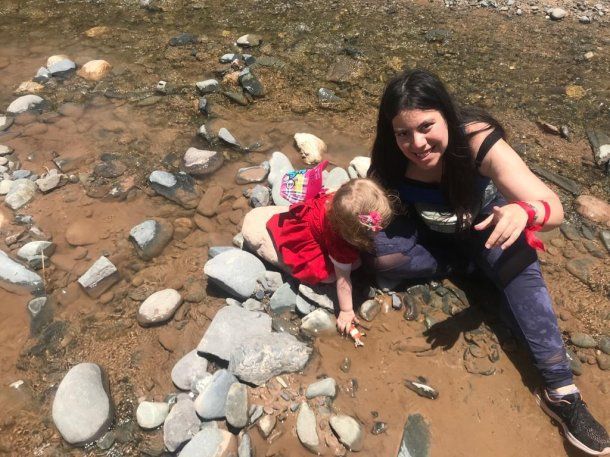 Sofía Troszynski y su hija