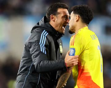 La llamativa reacción de Scaloni con Luis Díaz tras el empate: qué le dijo el DT argentino