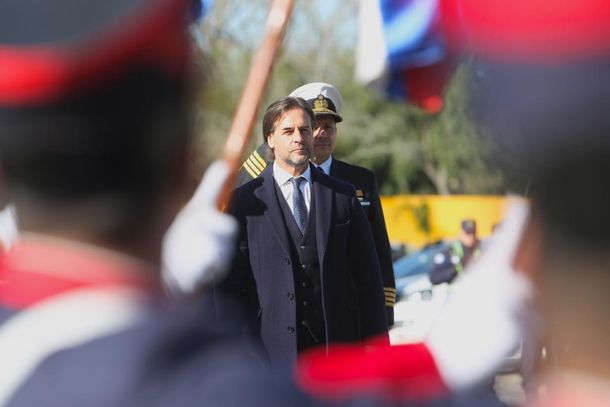 El presidente Luis Lacalle Pou