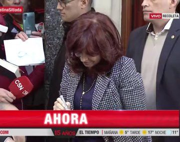 Cristina a la militancia: Siento amor y agradecimiento por la gente