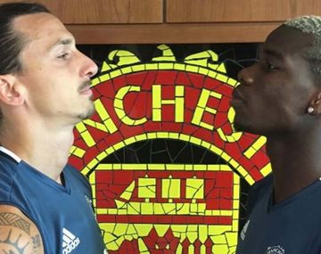 De crack a crack: Paul Pogba se animó a imitar a Zlatan Ibrahimovic