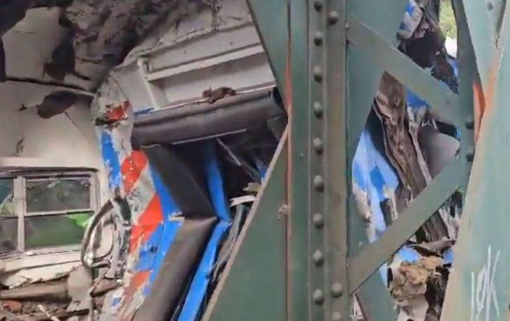 ¡Control, chocamos!, la impactante modulación del maquinista del tren accidentado en Palermo