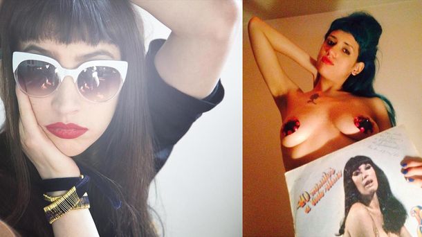 Sofía Gala publicó una curiosa foto de una mujer en topless: Mi novia y mi mamá