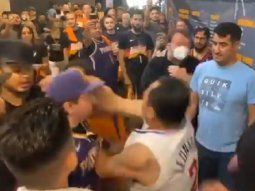 NBA: batalla campal entre hinchas de Phoenix Suns y Los Angeles Clippers