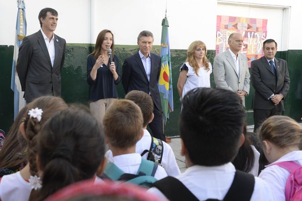 Macri dio inicio al ciclo lectivo 2016 en Provincia junto a Vidal