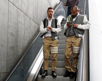 ¿Qué te pusiste? La llamativa indumentaria con la que Barcelona llegó a Madrid