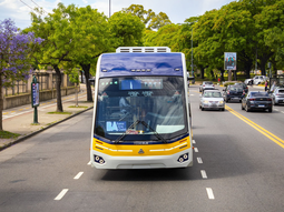 El Trambús es un nuevo medio de transporte eléctrico que apunta a conectar el sur y el norte de la Capital Federal. El Trambús es un nuevo medio de transporte eléctrico que apunta a conectar el sur y el norte de la Capital Federal.