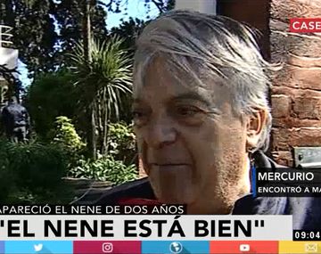 Mercurio, el vecino que vio al nene de dos años en el techo de su casa.