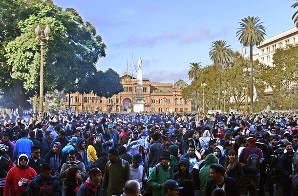 Las fotos de la marcha mundial de la marihuana en todo el país