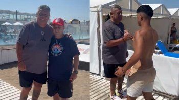 Chiqui Tapia pasa sus vacaciones en Mar del Plata. Chiqui Tapia pasa sus vacaciones en Mar del Plata.