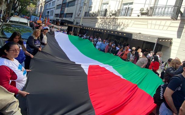 Organizaciones marcharon para reclamar que pare el genocidio en Gaza