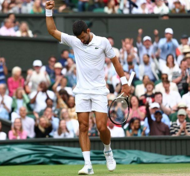 Djokovic venció a Rublev y se metió en las semifinales de Wimbledon