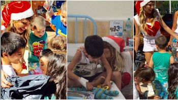 vicky xipolitakis repartio regalitos de navidad para los ninos vicky xipolitakis repartio regalitos de navidad para los ninos