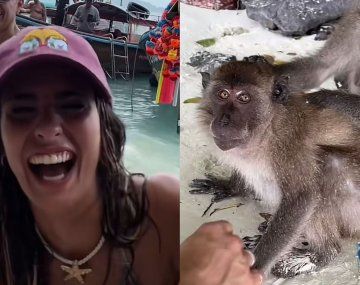 Julieta Poggio en Tailandia.