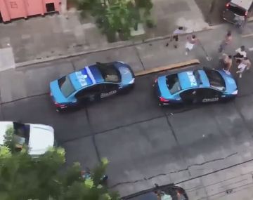 Desde edificios linderos captaron las imágenes