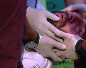 El argentino asustó a todos en el clásico paulista