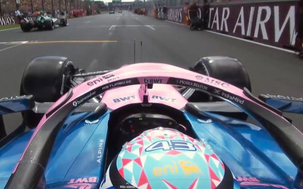 ¡Qué reflejos! La maniobra de Franco Colapinto en la largada, para evitar un choque