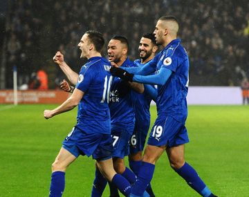 El festejo del Leicester