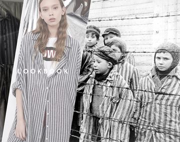 Una marca argentina lanzó una línea de camisas como las de Auschwitz