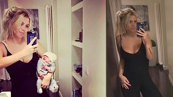 La silueta de Wanda Nara. La silueta de Wanda Nara.