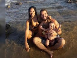 Stella Souza, Hugo Pereira y su bebé de 7 meses murieron tras el derrumbe de una playa en Brasil.