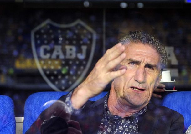 Bauza estuvo en la Bombonera para ver el partido entre Boca y Central.