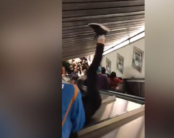 Una escalera mecánica fuera de control hirió a decenas de hinchas del CSKA de Moscú