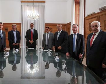 El Grupo de los 6 en Casa Rosada.