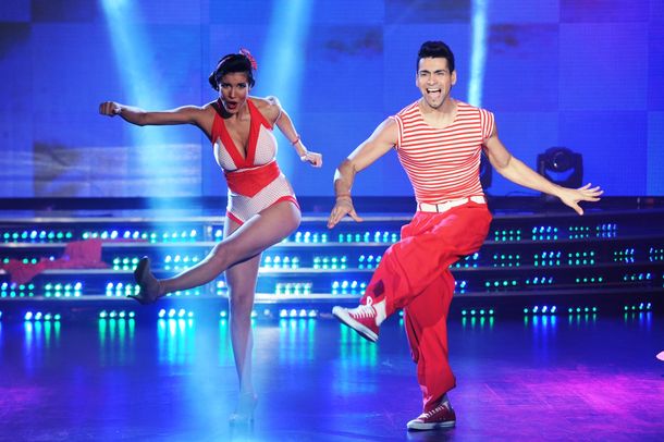 Andrea Rincón bailó rock