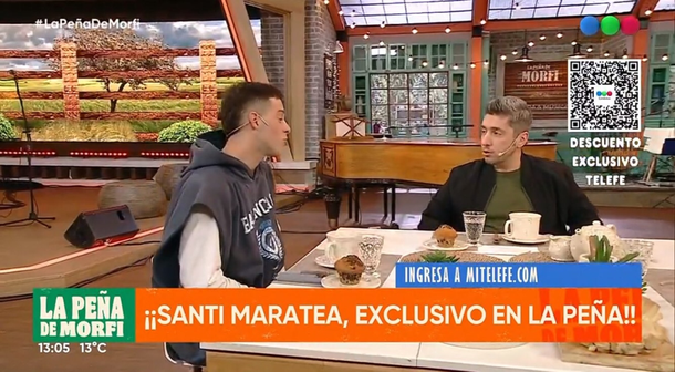Cómo fue el rating de La Peña de Morfi de Jey Mammón con Santi Maratea
