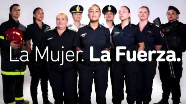 El video que homenajea a las mujeres de la fuerza