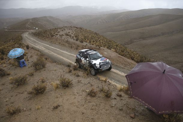Las luvias interrumpieron la etapa 5 del Dakar