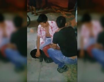 Atraparon a un ladrón de celulares y lo transmitieron en vivo por Facebook