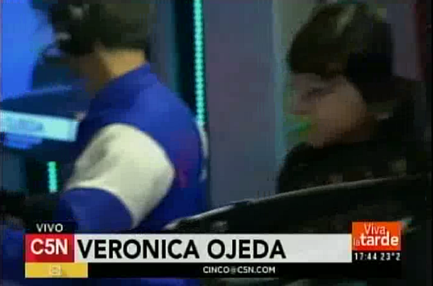 Verónica Ojeda ignoró la cautelar de Diego Maradona y mostró a su hijo en televisión