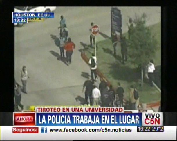 Tiroteo en una universidad de Houston: 3 heridos, uno grave
