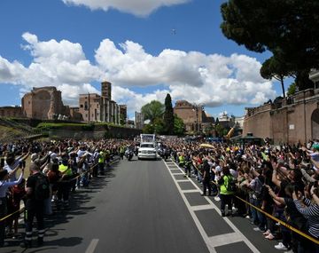 Así fue el traslado del féretro del papa Francisco a la basílica Santa María la Mayor