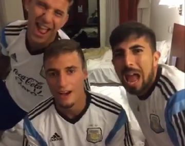 Los jugadores del Sub 20 se subieron a Dubsmash