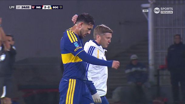 Preocupación en Boca: por qué salió Leandro Paredes a 15 minutos de haber ingresado ante Instituto