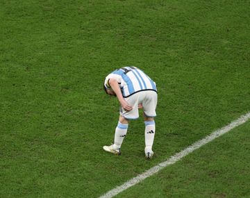 Los gestos de molestia de Lionel Messi que preocuparon a todos antes de su gol