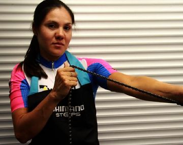 Mariela fue el primer atleta en competir en adaptado y convencional en la historia argentina. (foto: Prensa Ladies Power)