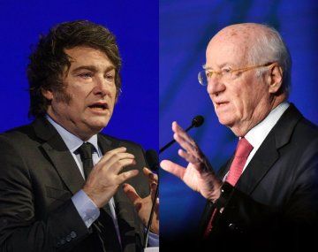 Javier Milei y Paolo Rocca.