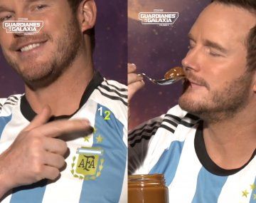 El divertido video en el que Chris Pratt se declara fan de Messi: Andá pa allá bobo