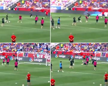 La jugada levantó al público